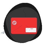 an envelope opening up with a letter inside