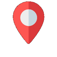 bouncing location pin illustration